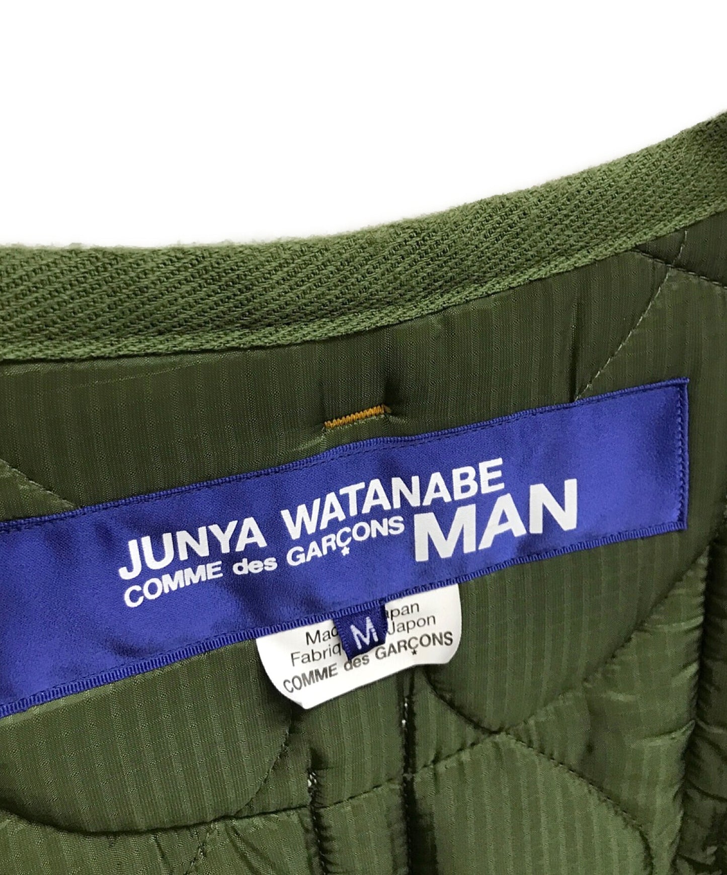 Junya Watanabe Comme des Garcons人军事衬里针织开关夹克WH-J009