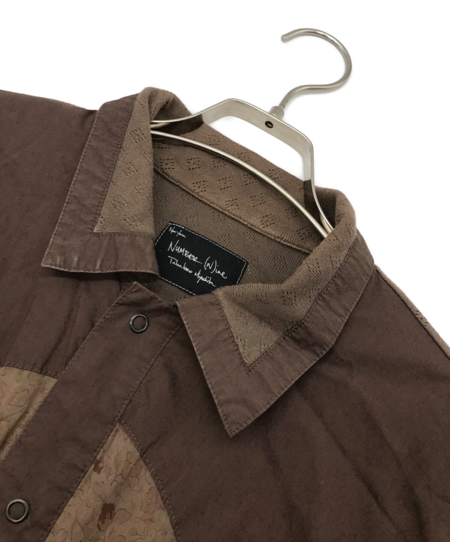 [Pre-owned] NUMBER (N)INE Cart Period Switching Western Shirt