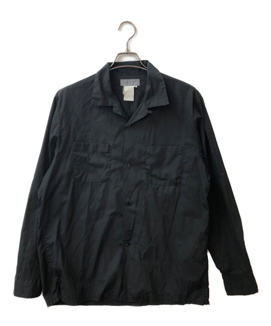 [Pre-owned] Yohji Yamamoto pour homme Double pocket broadcloth open collar shirt
