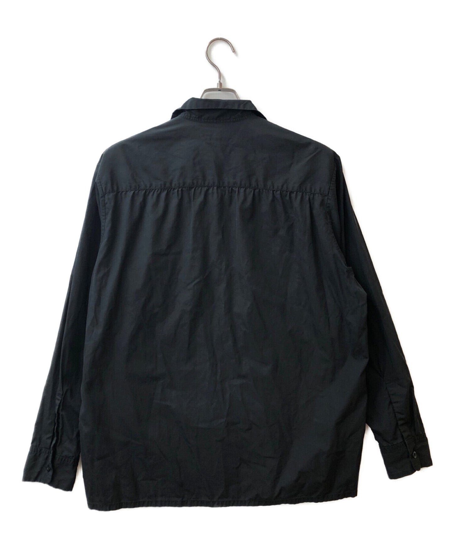 [Pre-owned] Yohji Yamamoto pour homme Double pocket broadcloth open collar shirt