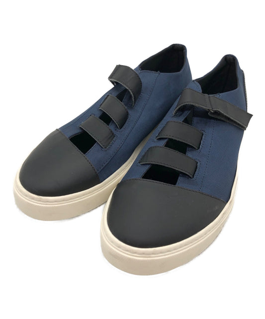 Yohji Yamamoto는 Homme Vibram Sole Velcro 나일론 운동화를 부어줍니다