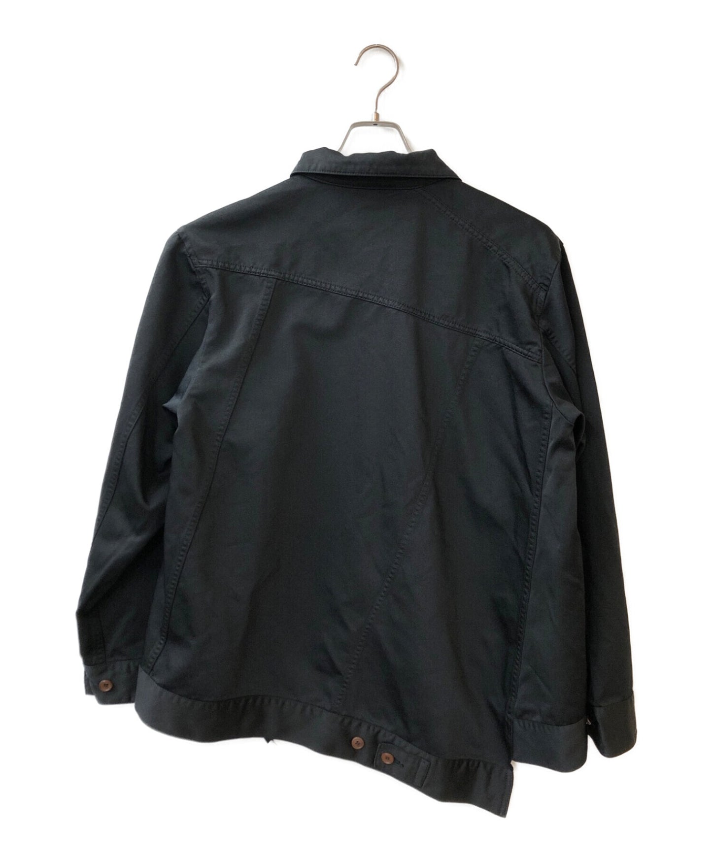 Comme des garcons homme plus poly-tyed poly shrink wrap twisted jacket pb-j032