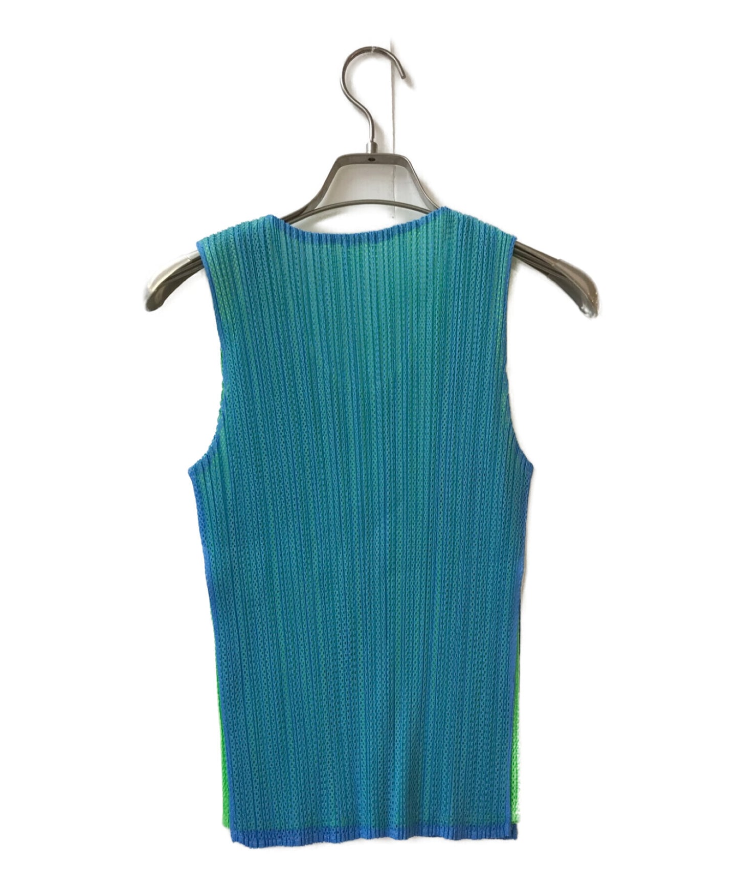 [Pre-owned] PLEATS PLEASE Layered Pleated Mesh Sleeveless Cut and Sewn PP02-JK601