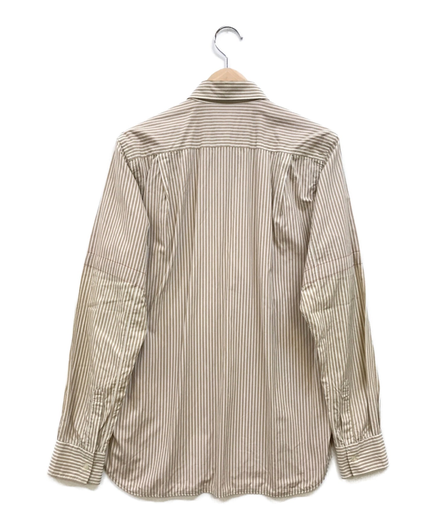 [Pre-owned] COMME des GARCONS SHIRT ZEN lettering striped shirt W11070