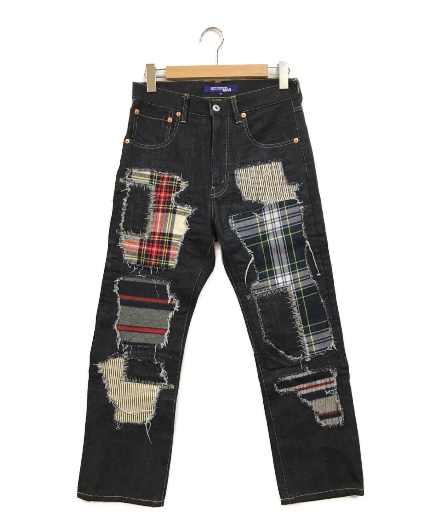 Junya Watanabe Comme des Garcons拼布牛仔褲WN-P017