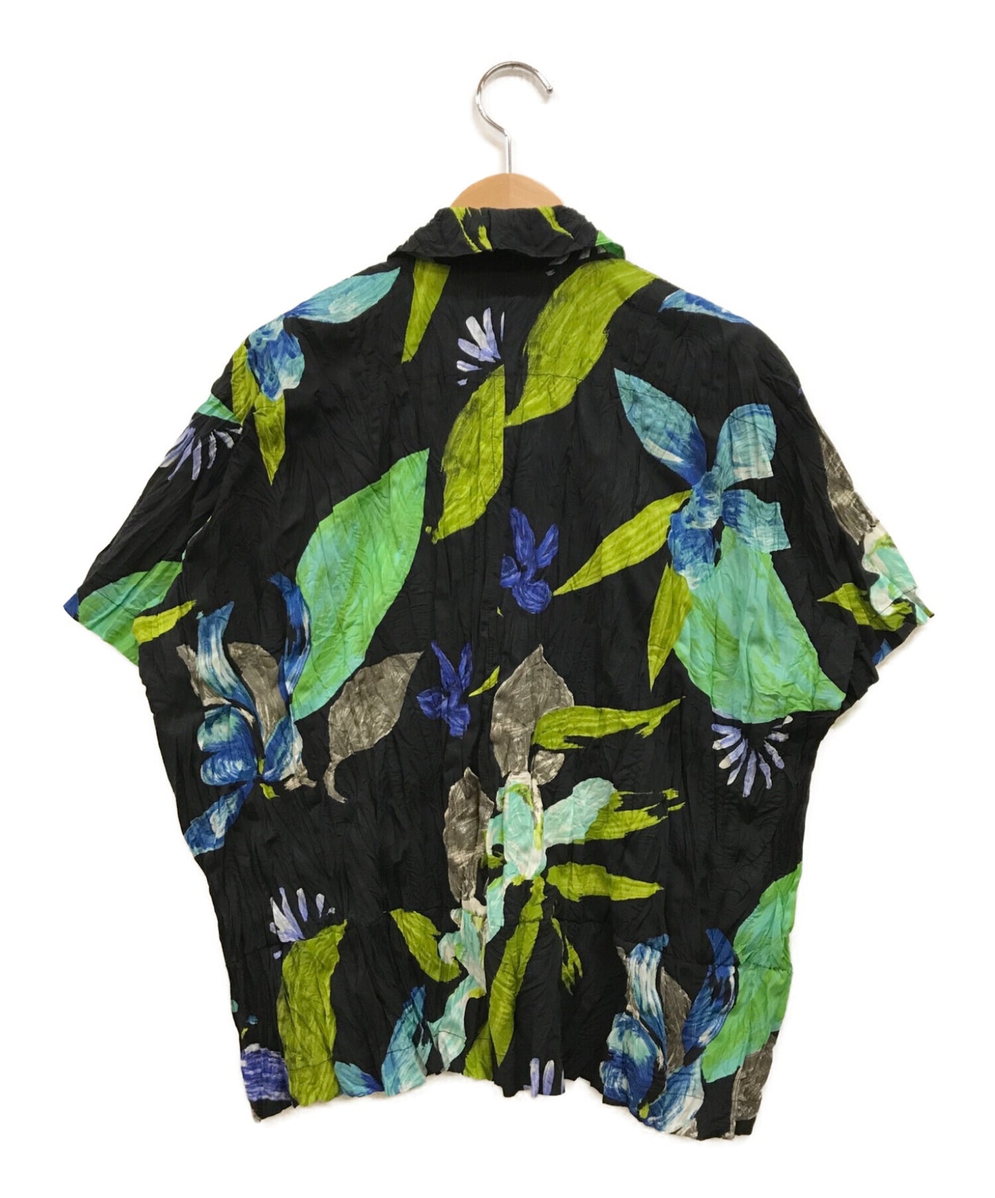 [Pre-owned] ISSEY MIYAKE Washer Pleats Aloha Shirt IM61-FJ972