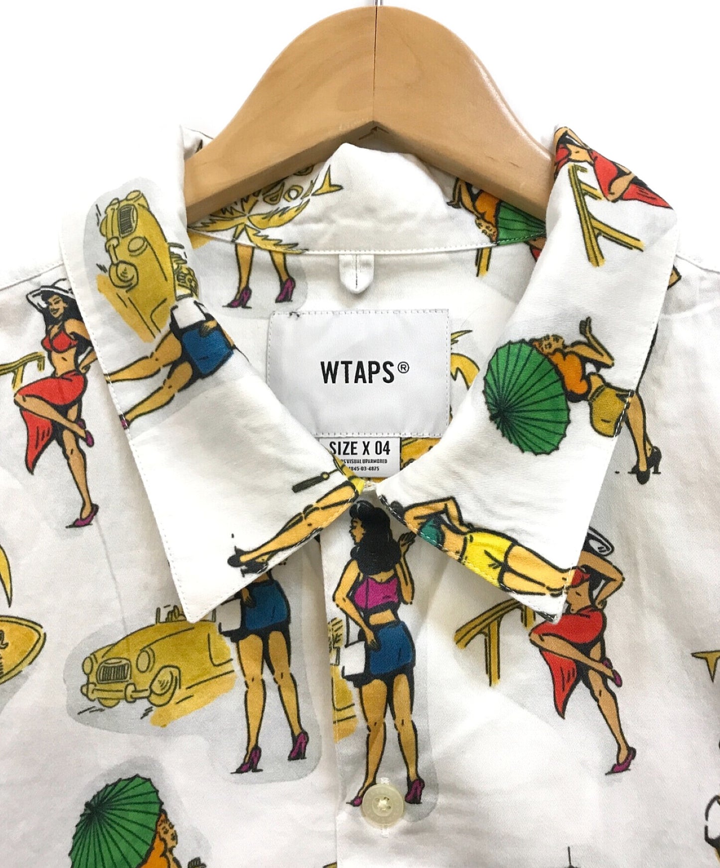 WTAPS Sly SS Shirt Cotton Satin 201TQDT-SHM04