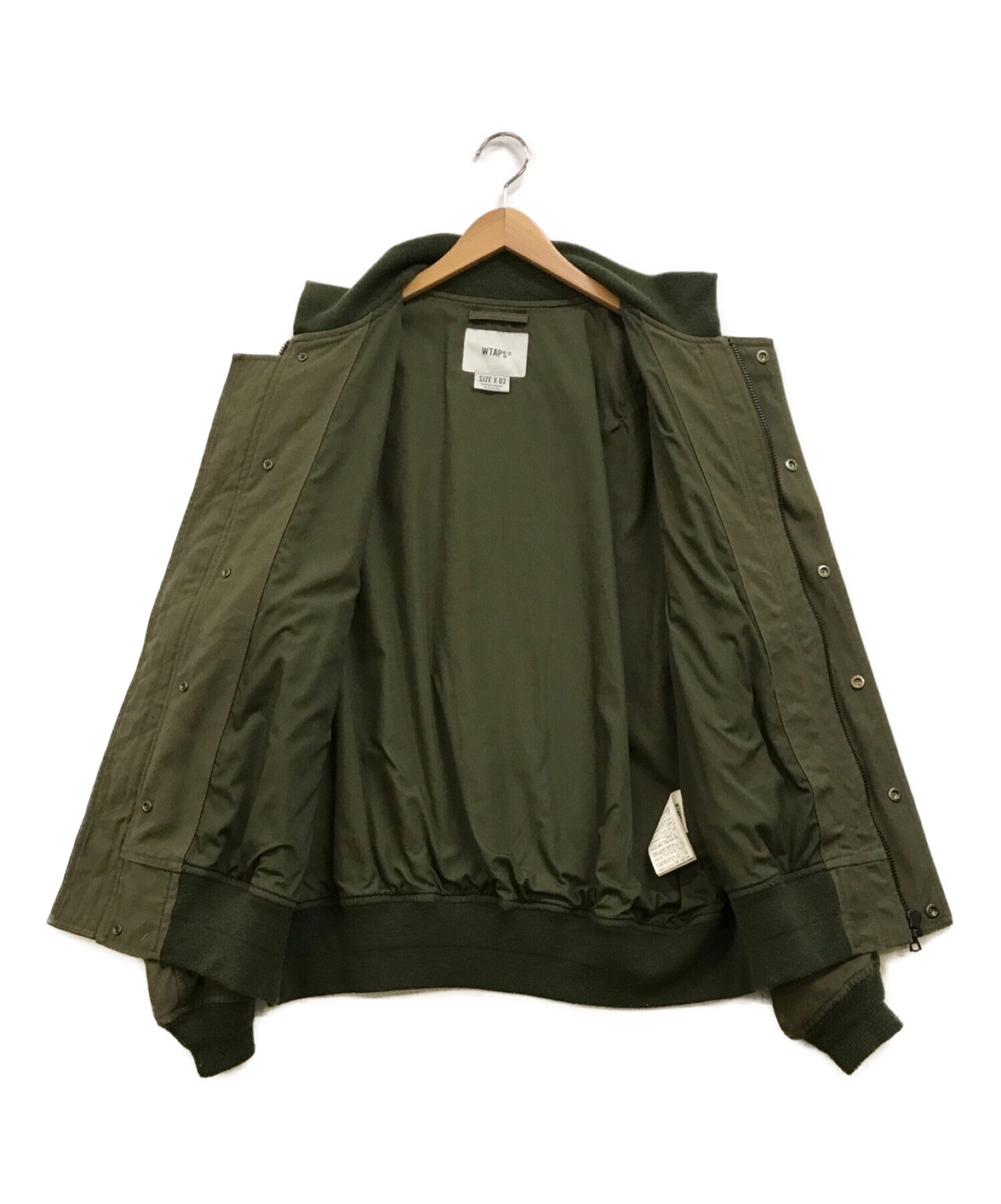 wtaps nyco satin cordura jacket 3 olive