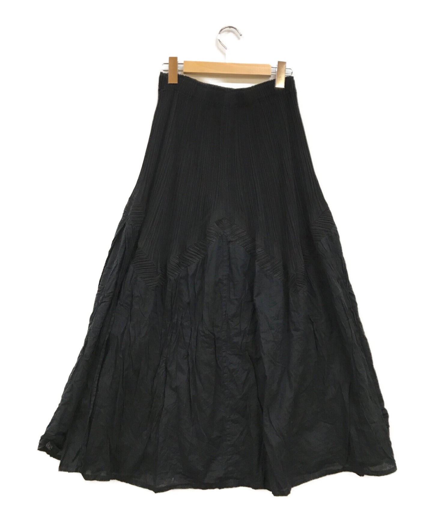 [Pre-owned] ISSEY MIYAKE [Secondhand] Pleated Switched Skirt IM42FG237