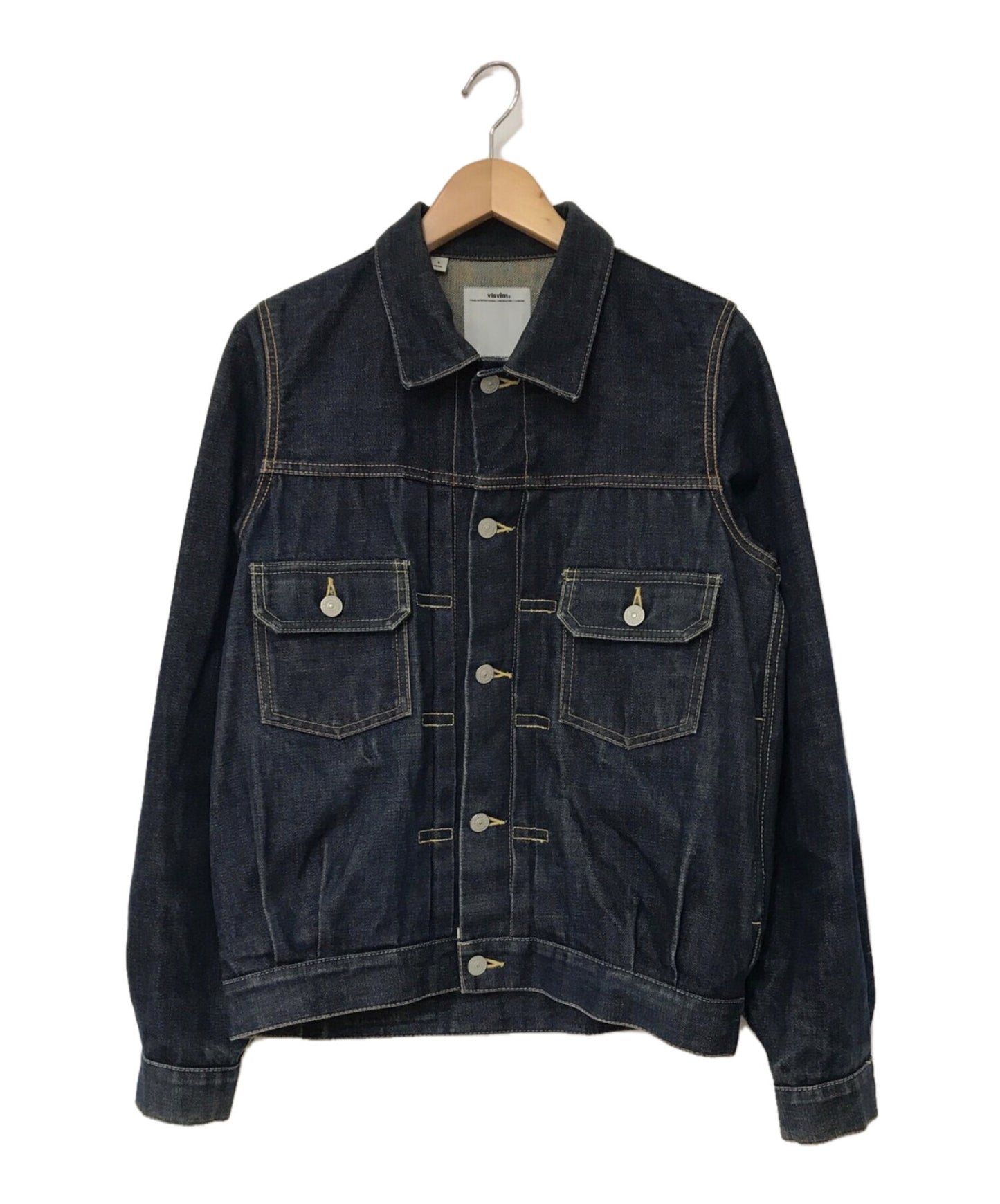 Visvim SS 101 JKT Jumbo 씻지 않은 117205006002