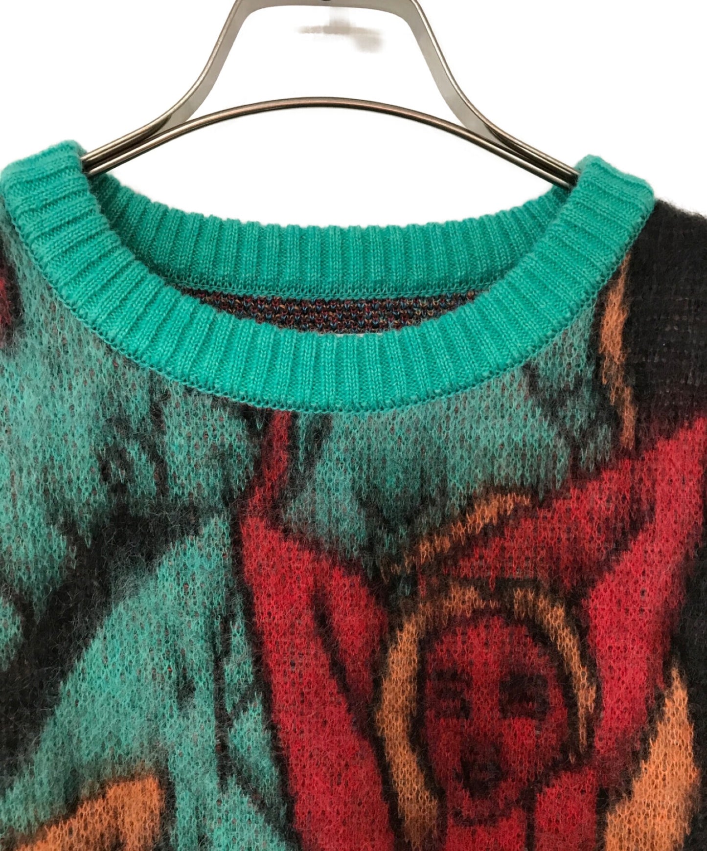 WACKO MARIA 100 Women's Figure MOHAIR CREW NECK SWEATER 22fw-wmk-kn08