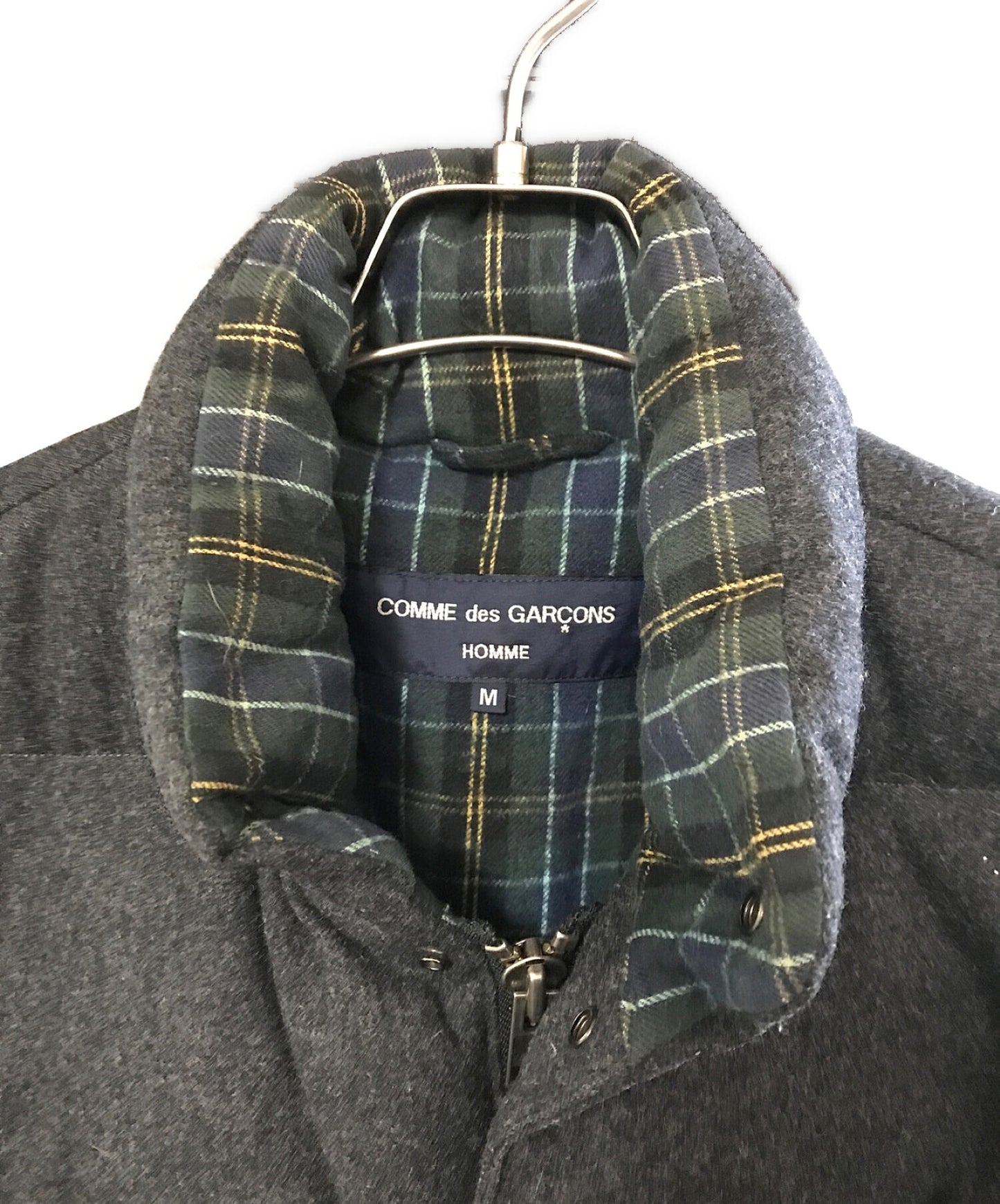 [Pre-owned] COMME des GARCONS HOMME Checked Down Jacket HR-J068 AD2006