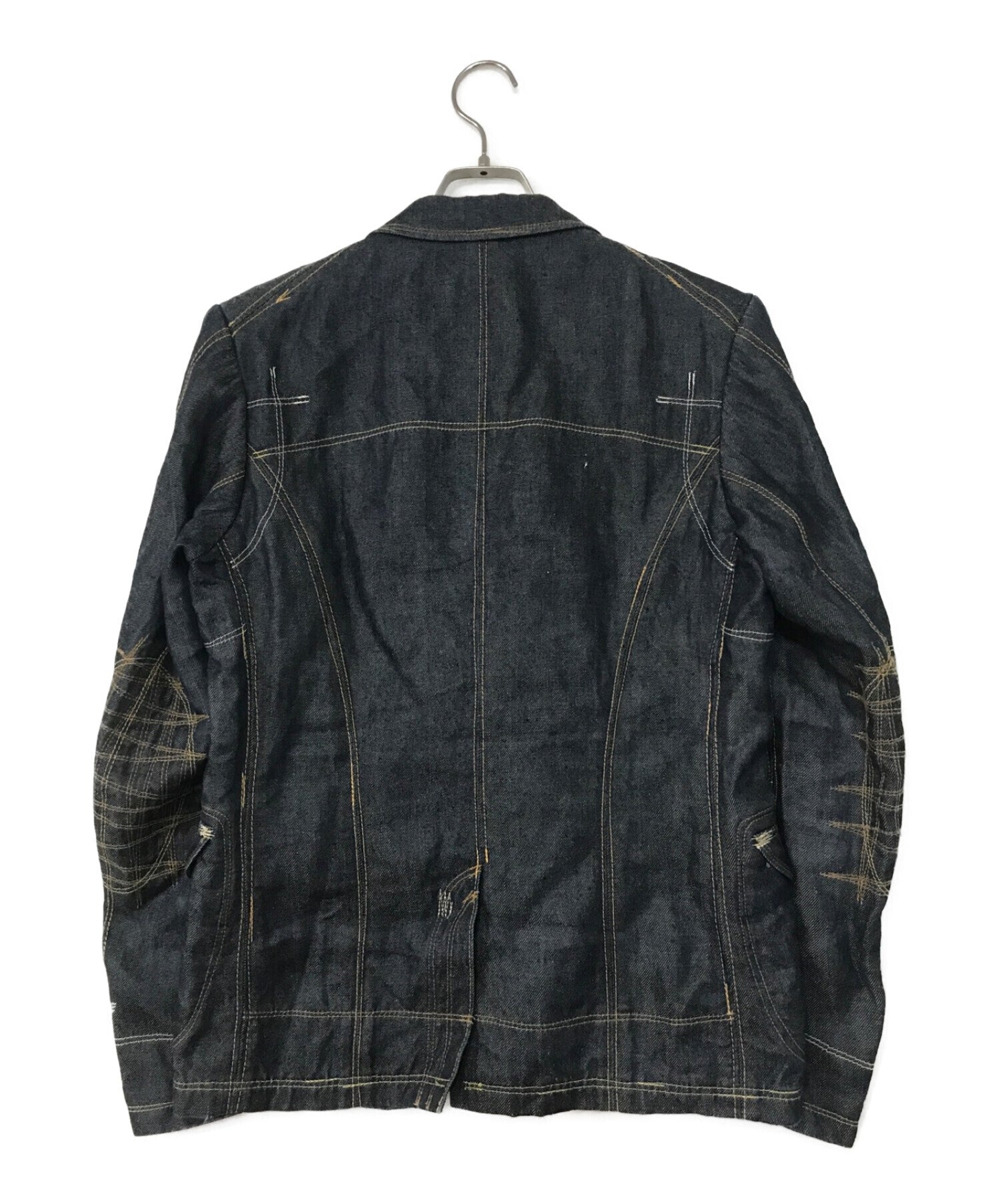 Black comme des garcons denim clearance jacket