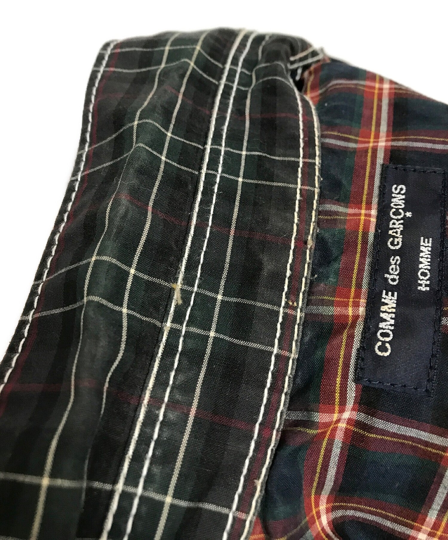 COMME des GARCONS HOMME checked shirt HE-B032