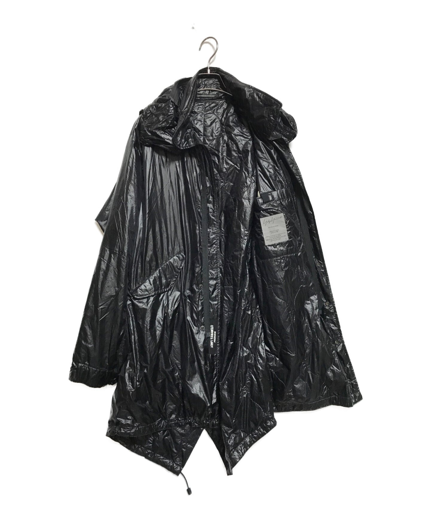 [Pre-owned] Yohji Yamamoto pour homme Quilted Design Hooded Coat HX-C03-805