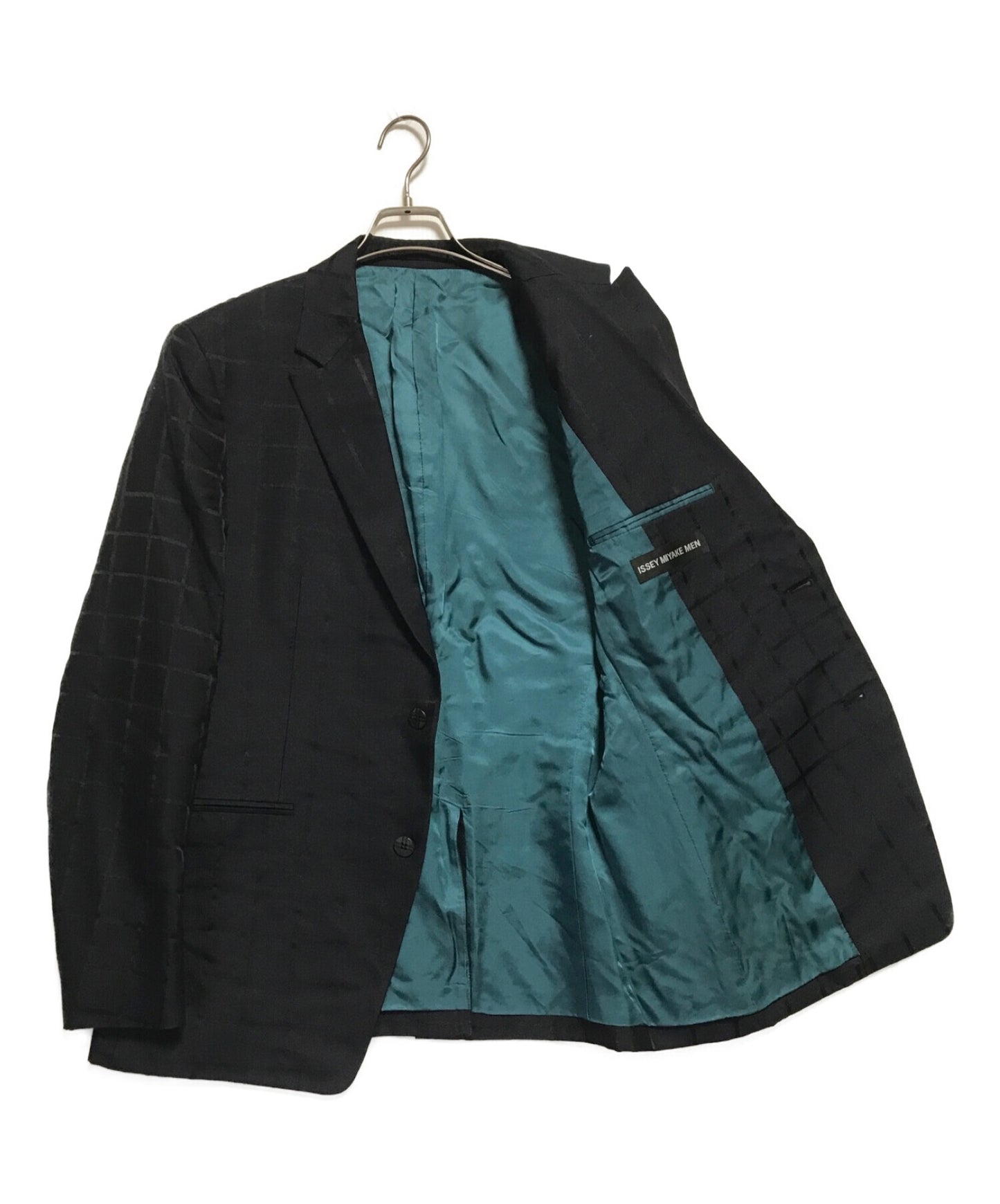 Issey Miyake Men Windpeahene Check Design Jacket Tailored Me53fd060