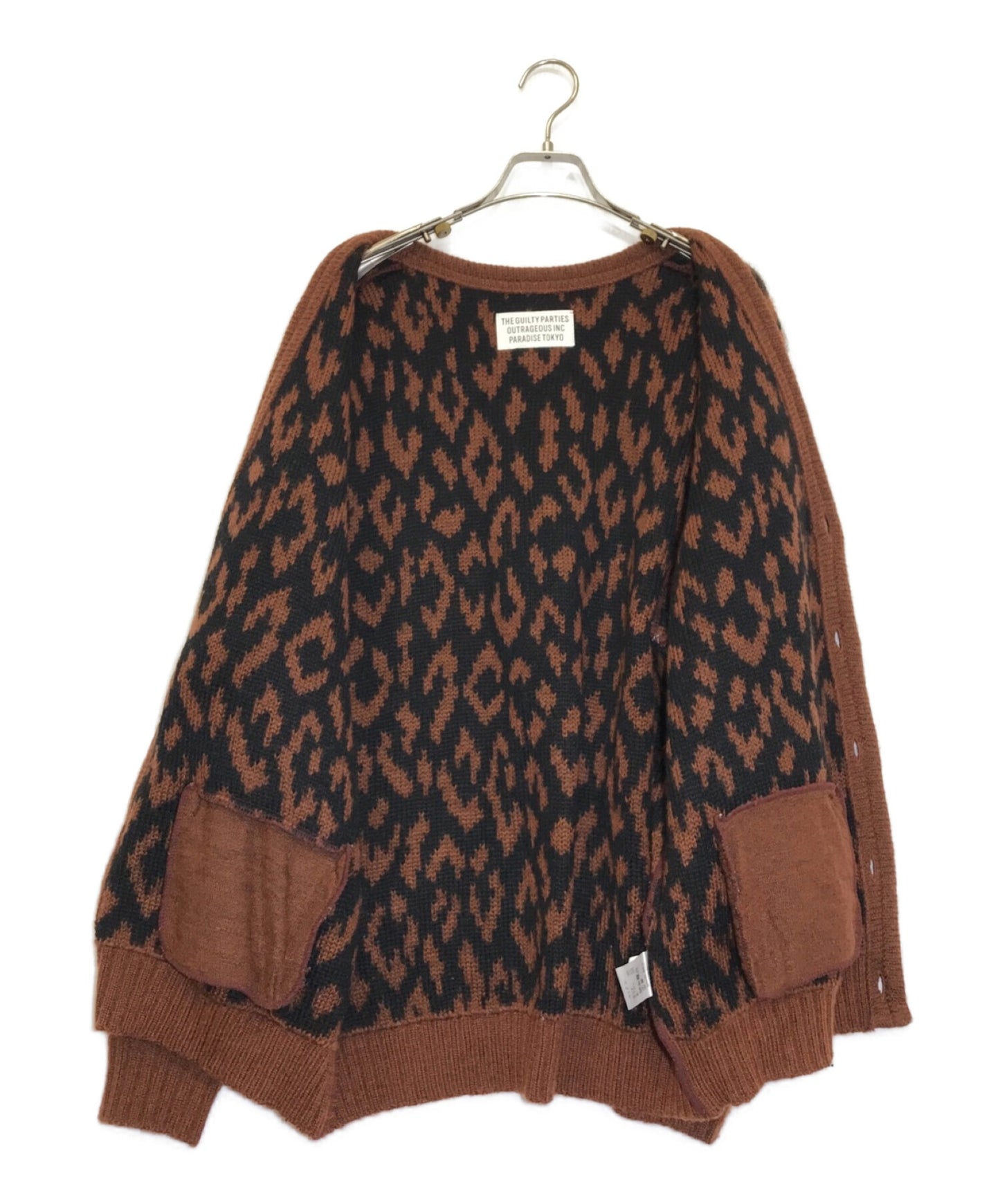 Wacko Maria Leopard重型Mohair羊毛衫