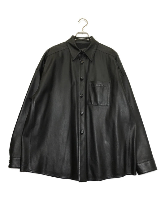 [Pre-owned] MARNI lamb leather shirt sy1538
