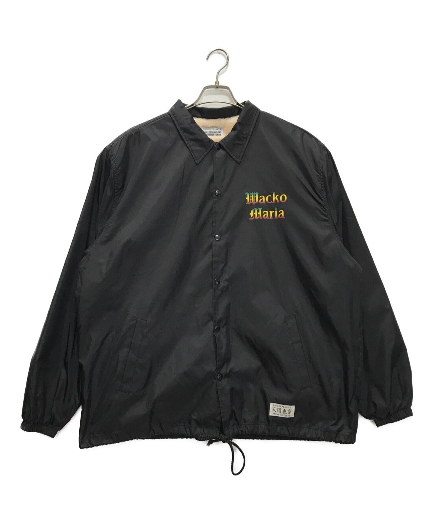 WACKO MARIA boa coach jacket 22fwe-wmo-bl03