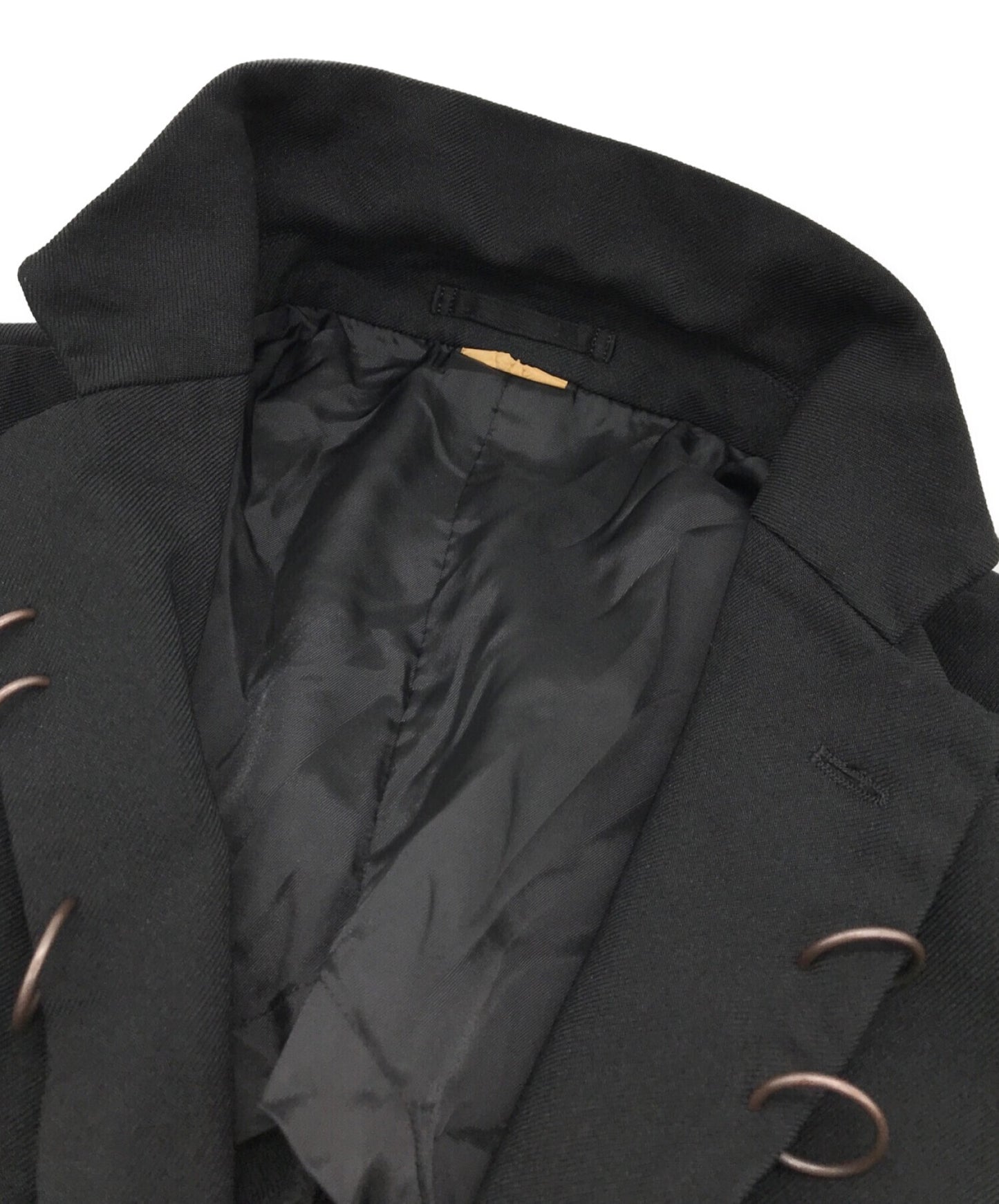 Comme des Garcons Homme Deux產品染色的2B夾克，帶RING DK-J024