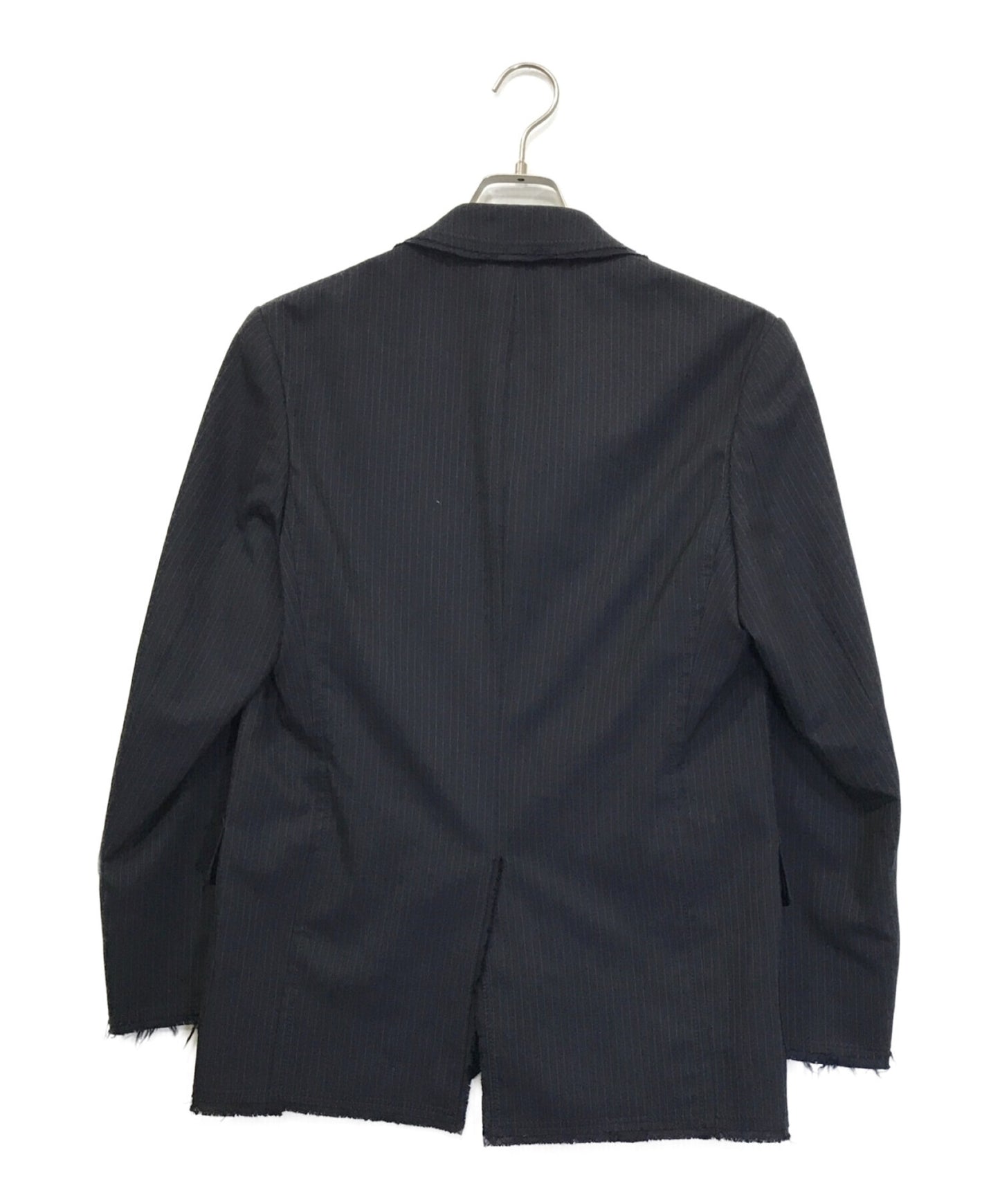[Pre-owned] JUNYA WATANABE MAN Wool Ester Stripe and Linen Cloth 3B Jacket WI-J019