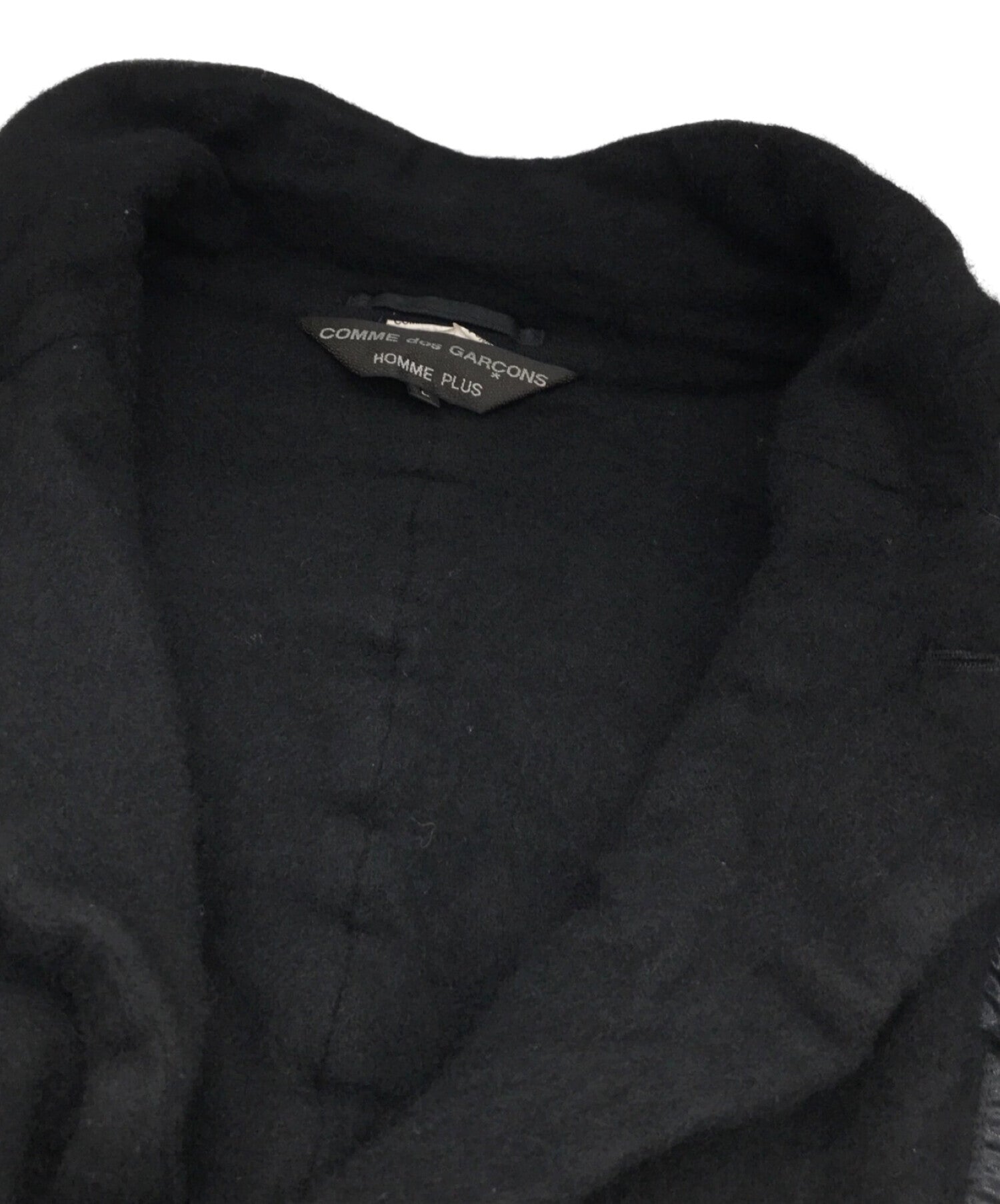 COMME des GARCONS HOMME PLUS Wool Nylon Inside-Out Asymmetrical