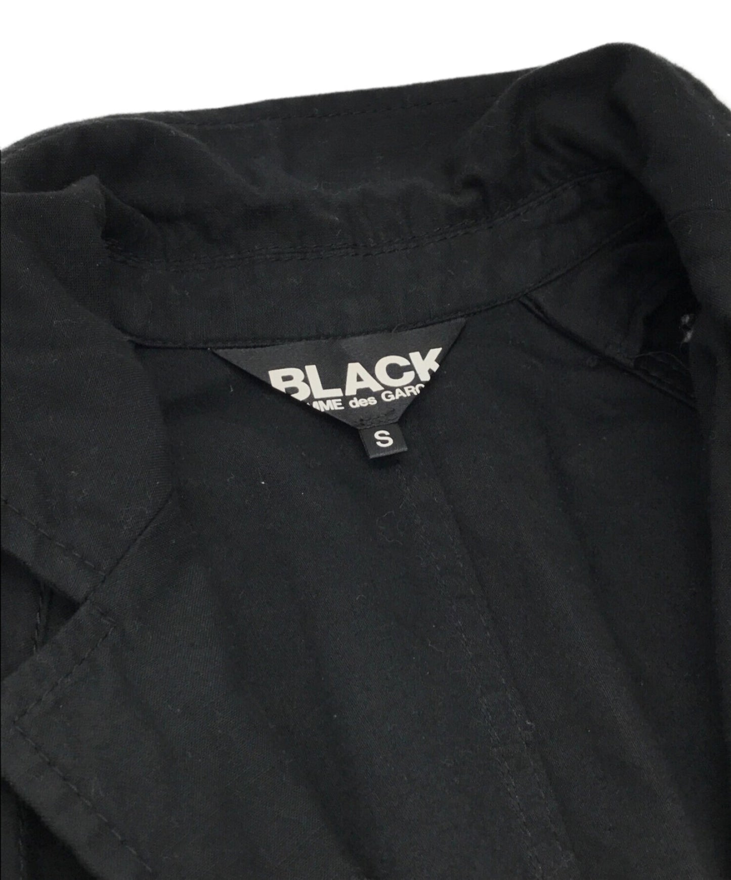 黑色COMME DES GARCONS量身定制的外套1C-J015