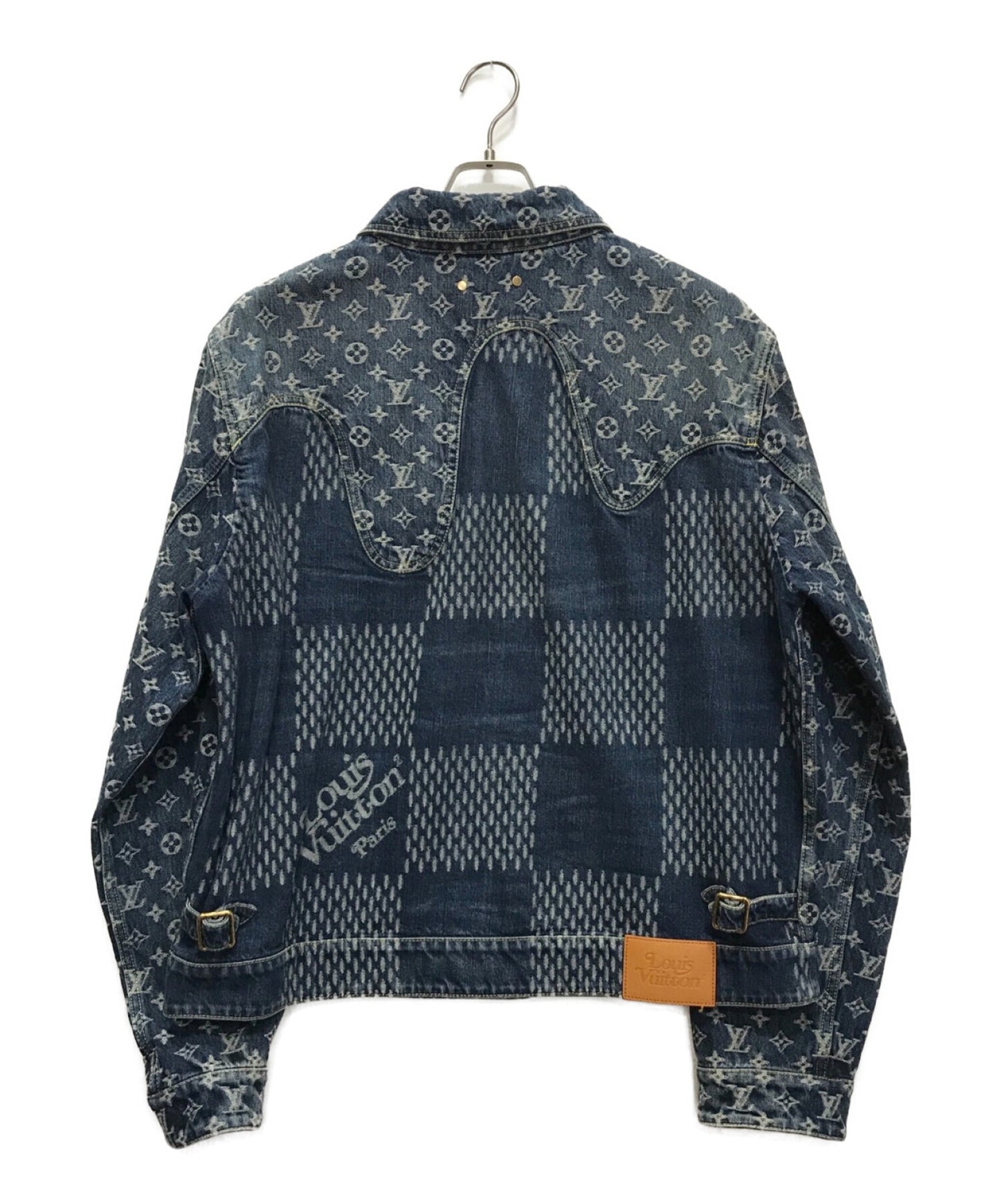 Pre-owned] LOUIS VUITTON×NIGO Giant Damier Waves Monogram Denim 