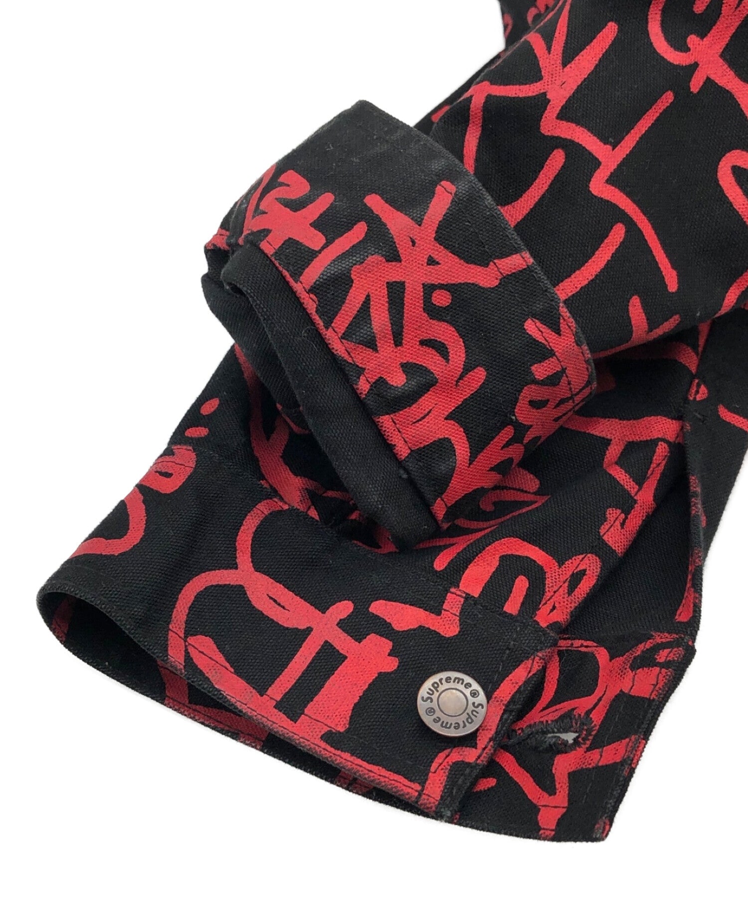 Pre-owned] COMME des GARCONS SHIRT×SUPREME Cotton Painted Canvas