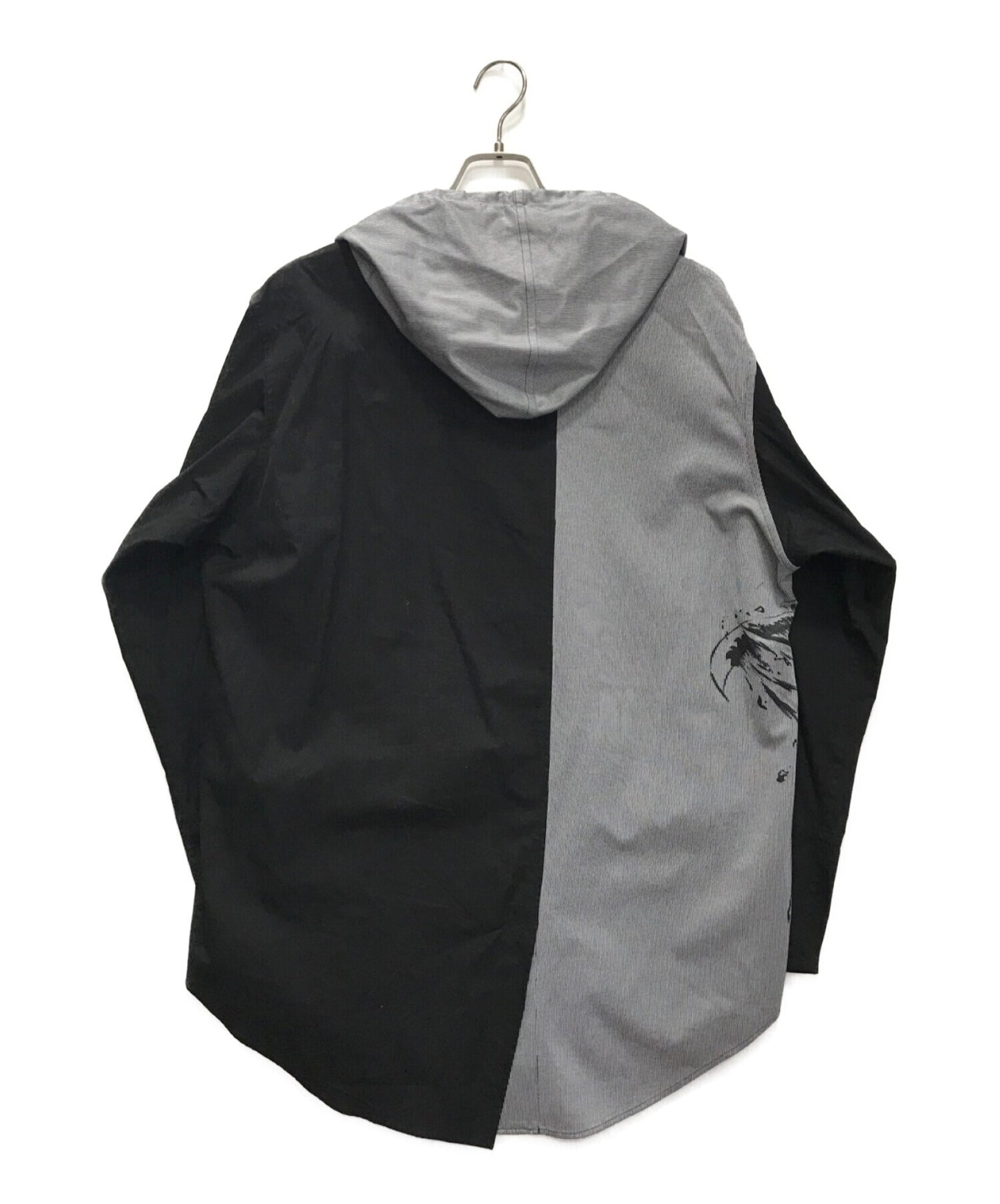 그라운드 Y 까마귀 셔츠 RENGOKU BLACK GQ-B03-805