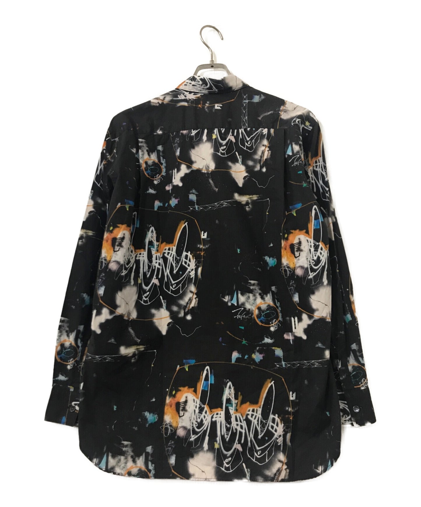 Comme des Garcons เสื้อ 20Aw ฝ้ายป๊อปลินกับ Futura Print W28043