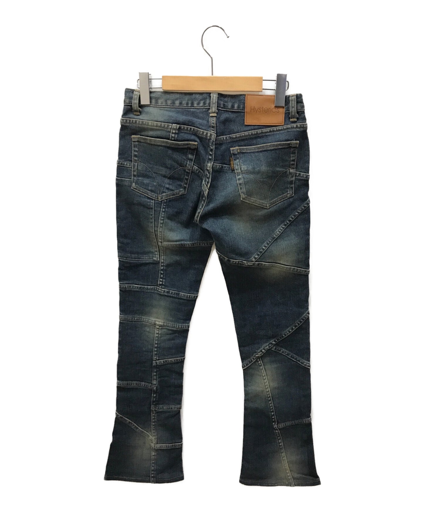 hysterics Patchwork Flared Denim Pants | Archive Factory