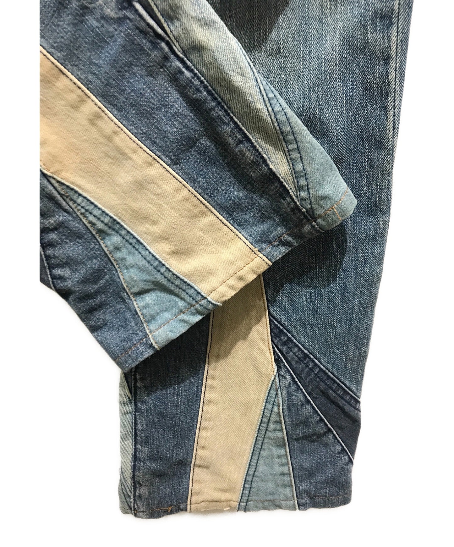 [Pre-owned] Hysteric Glamour Patchwork Flared Denim Pants