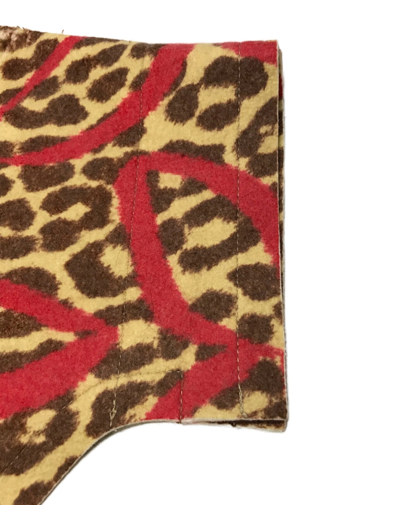 [Pre-owned] COMME des GARCONS Leopard Pattern Wool Felt Pants GJ-P033