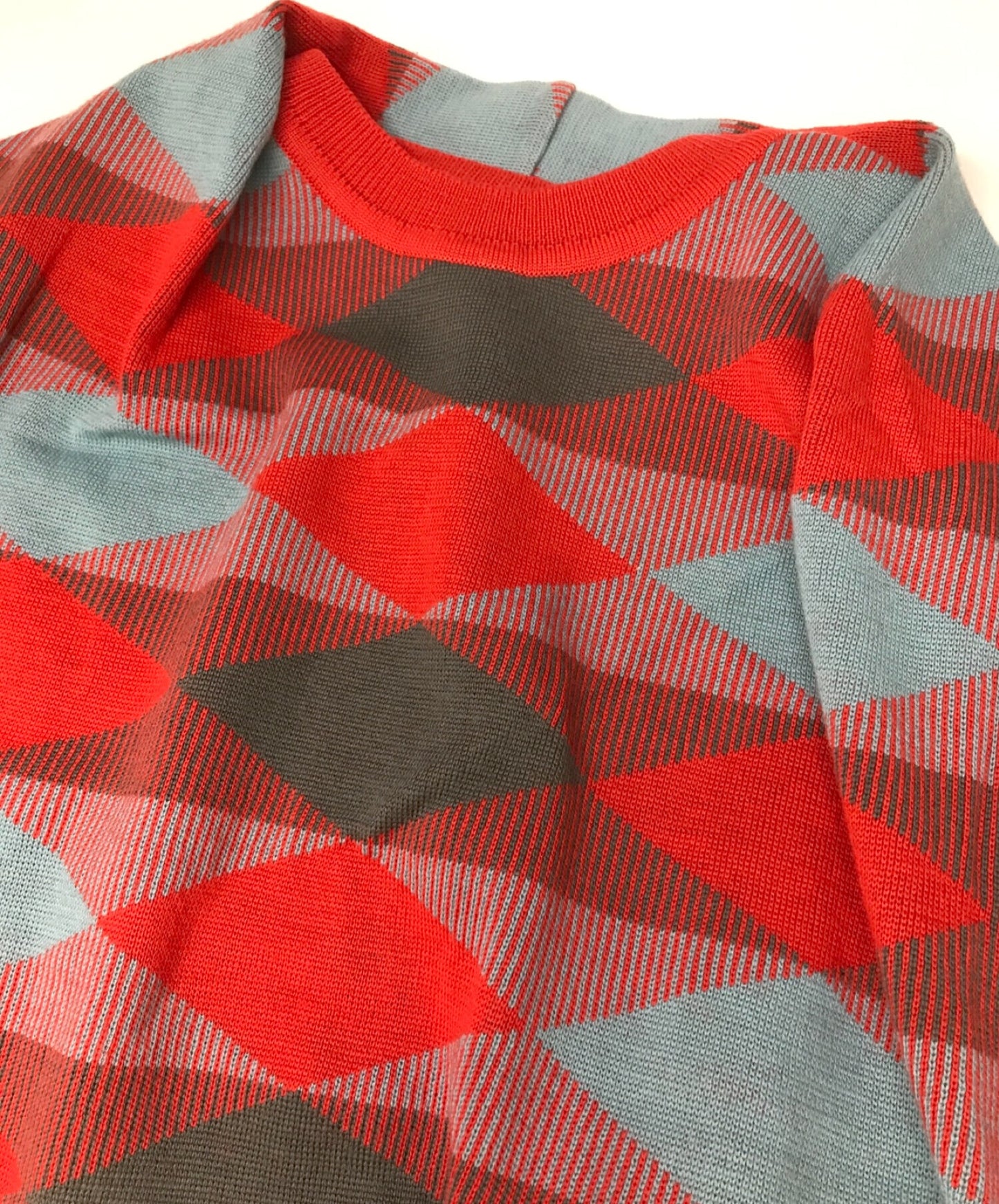 [Pre-owned] ISSEY MIYAKE [OLD] Vintage Knit / Pattern Knit / Crew Neck Knit