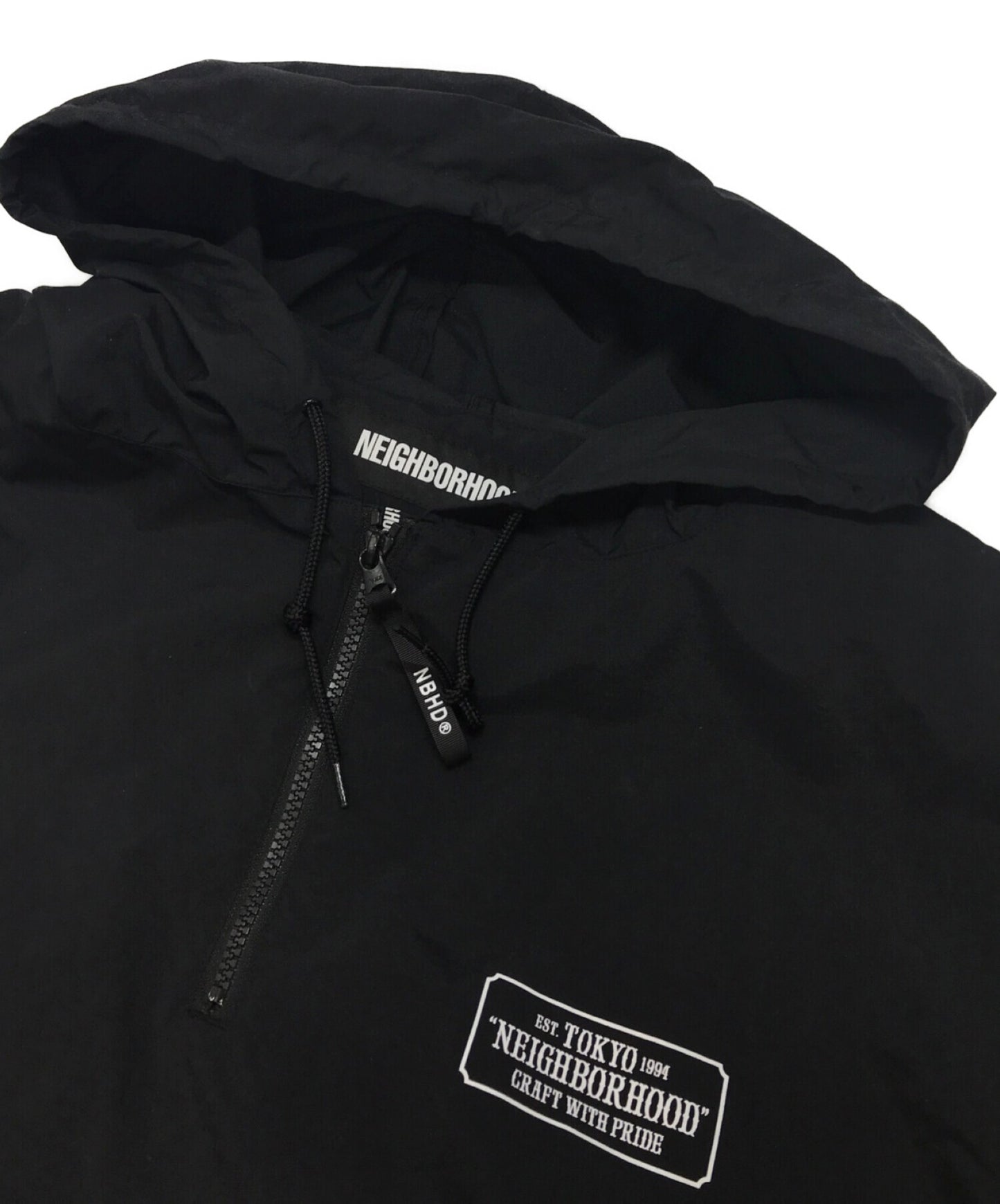 NEIGHBORHOOD ANORAK/N-JKT/Half-zip/nylon jacket/Hoodie/Hoodie/Long