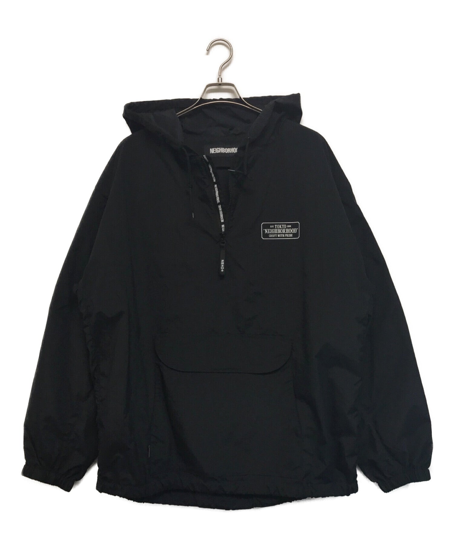 NEIGHBORHOOD ANORAK/N-JKT/Half-zip/nylon jacket/Hoodie/Hoodie/Long