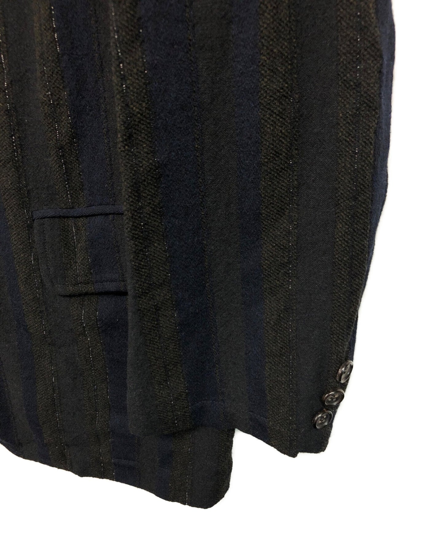 COMME DES GARCONS HOMME产品洗净的Lamé纱线羊毛3B夹克 /量身定制的夹克HG-J006