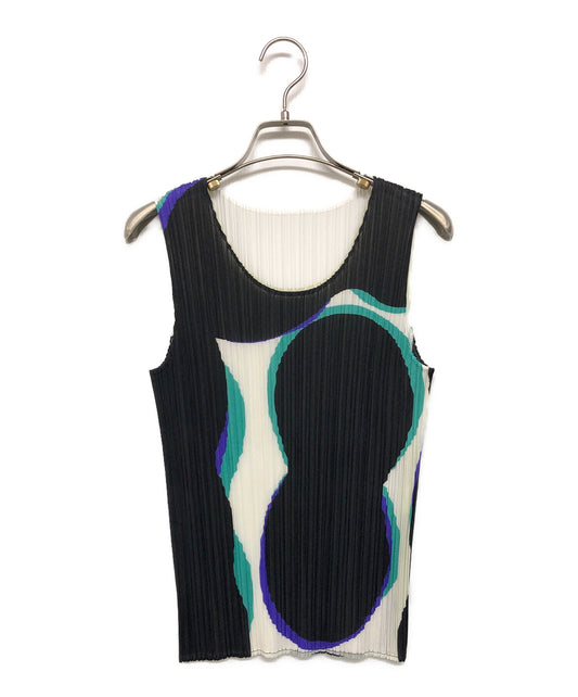 [Pre-owned] PLEATS PLEASE Design Sleeveless Pleated Cut and Sewn/Pullover PP73-JK781