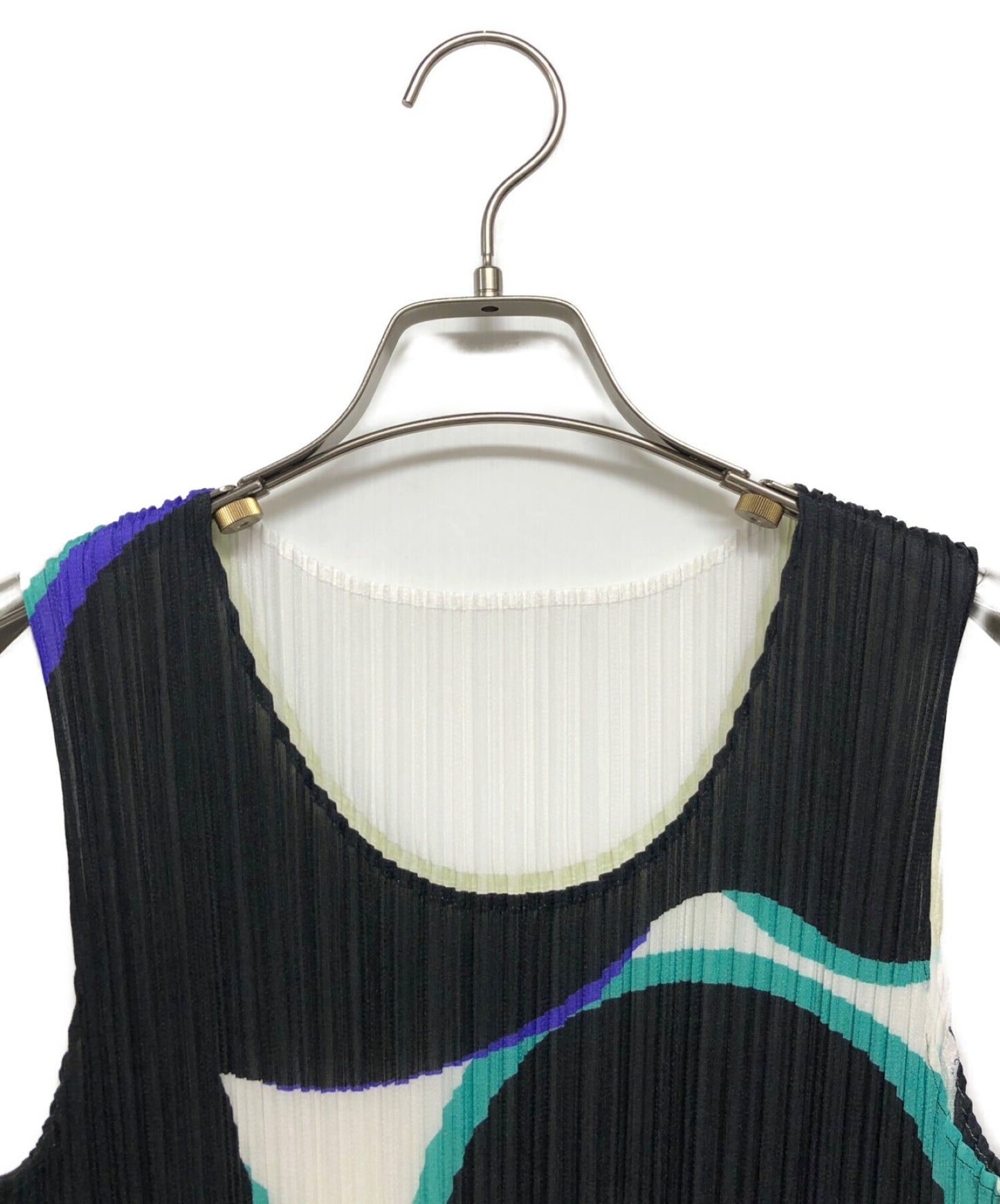 [Pre-owned] PLEATS PLEASE Design Sleeveless Pleated Cut and Sewn/Pullover PP73-JK781