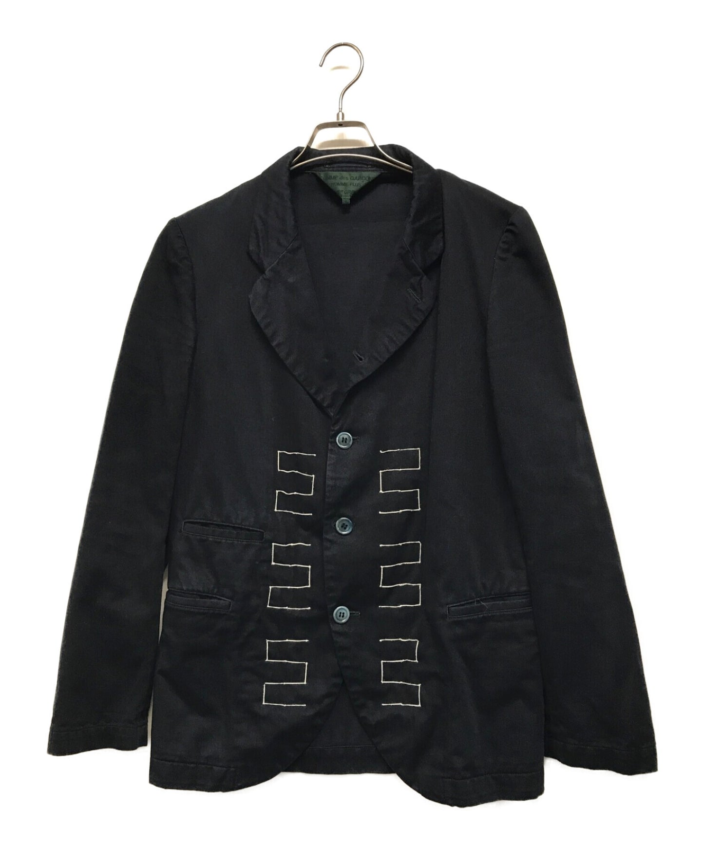 [Pre-owned] COMME des GARCONS HOMME PLUS Wool gaber 144-strand studded jacket PS-J216