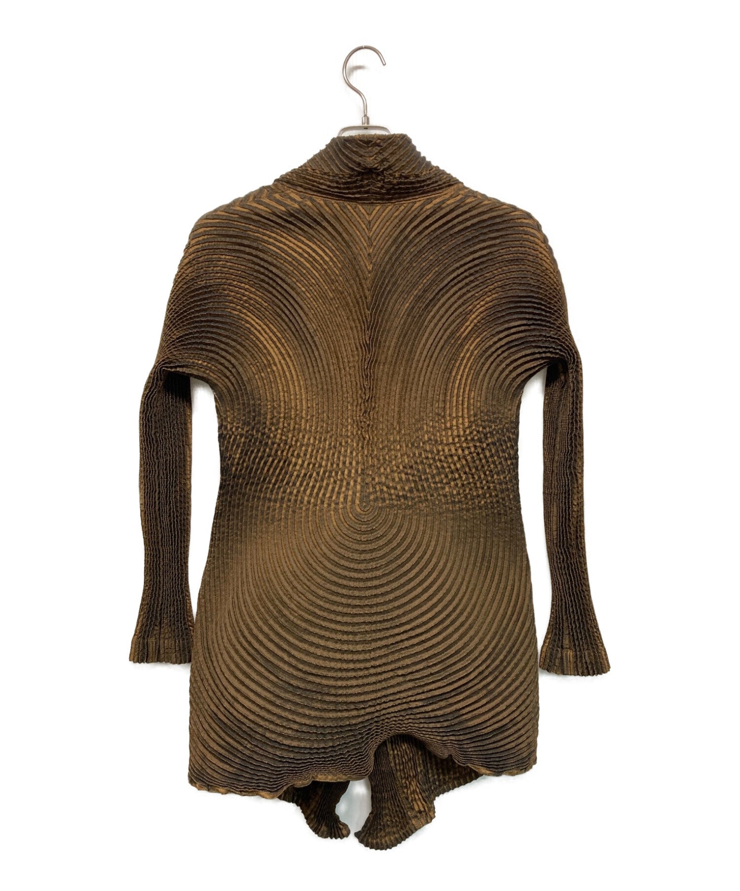 Pre-owned] ISSEY MIYAKE 3D Steam Stretch Pleated Jacket IM44FD501