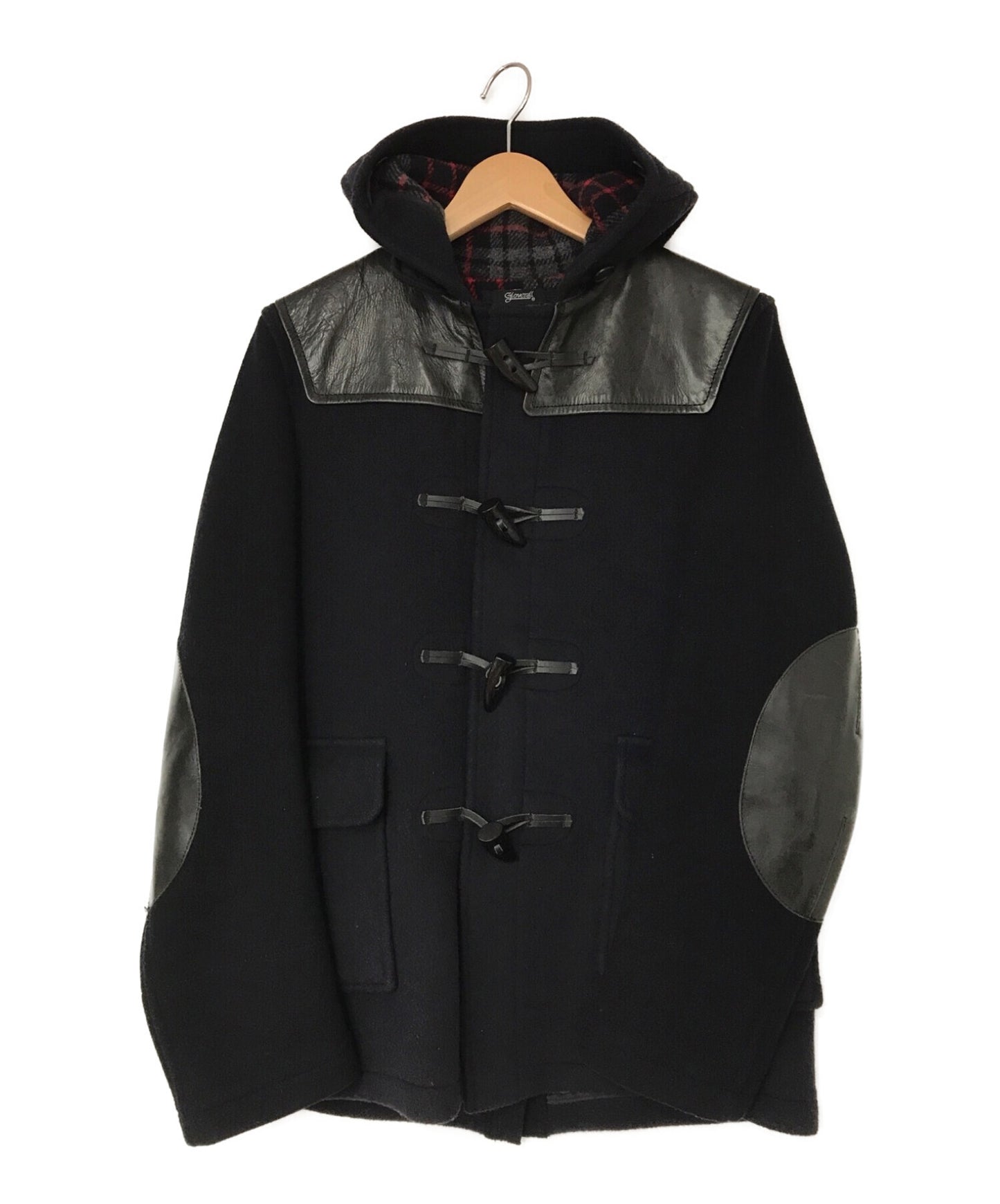[Pre-owned] eYe COMME des GARCONS JUNYA WATANABE MAN×Glover all Leather Switched Short Duffle Coat WB-C006