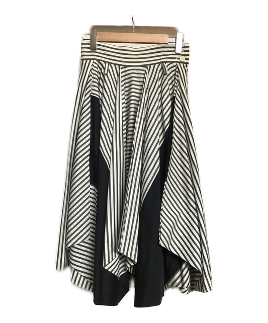 [Pre-owned] ISSEY MIYAKE Striped Switched Kaleidoscope Skirt IM11-FG011