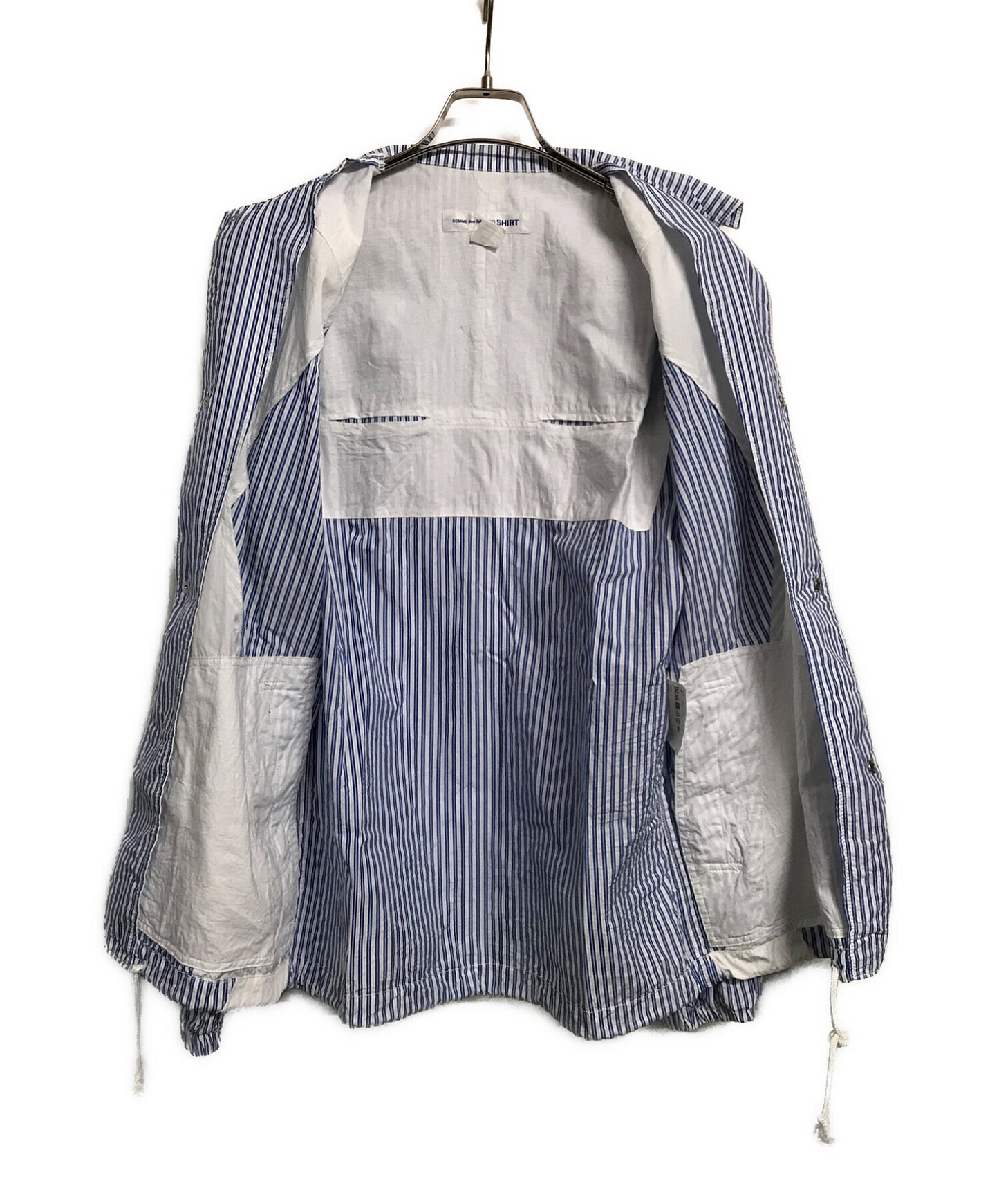 [Pre-owned] COMME des GARCONS SHIRT striped coach jacket S27165