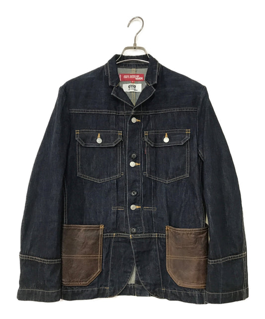 Eye Comme des Garcons Junyawatanabe หนัง Switched Coverall WA-J901