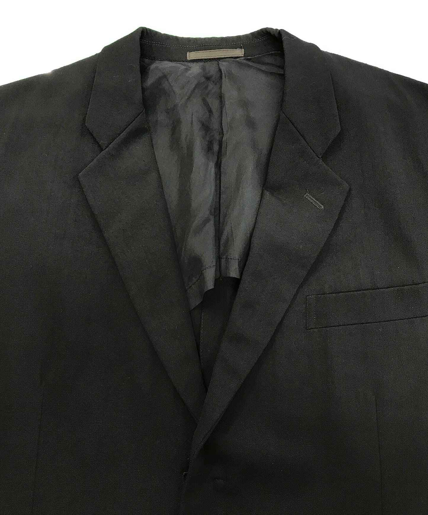 [Pre-owned] COMME des GARCONS HOMME [OLD] 90's Wool Gabardine Zip Tailored Jacket Jacket Tailored Jacket HJ-11004M