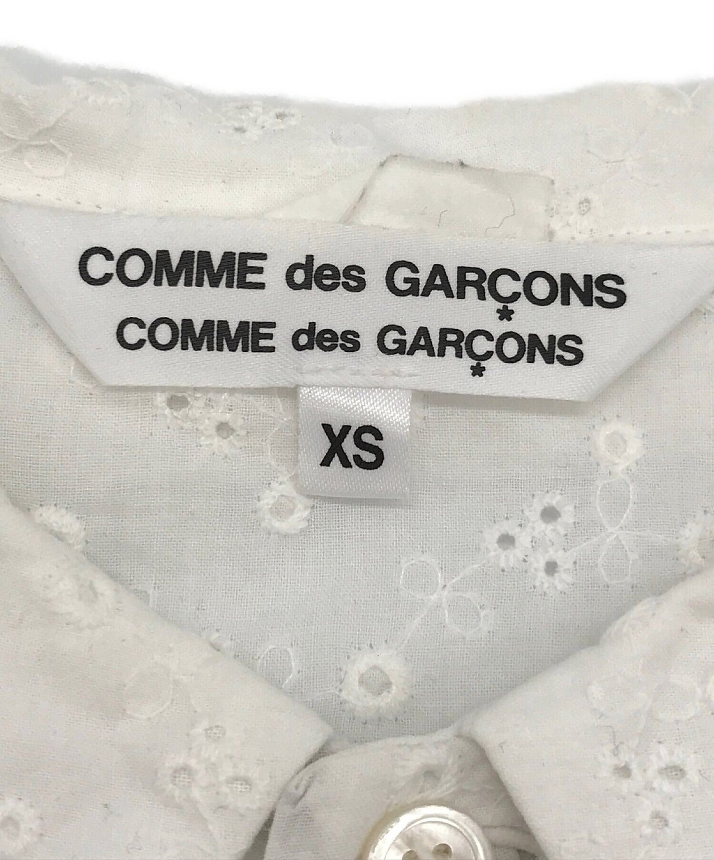 Comme des Garcons Comme des Garcons Cutwork 블라우스 블라우스 셔츠 셔츠 블라우스 RI-B012