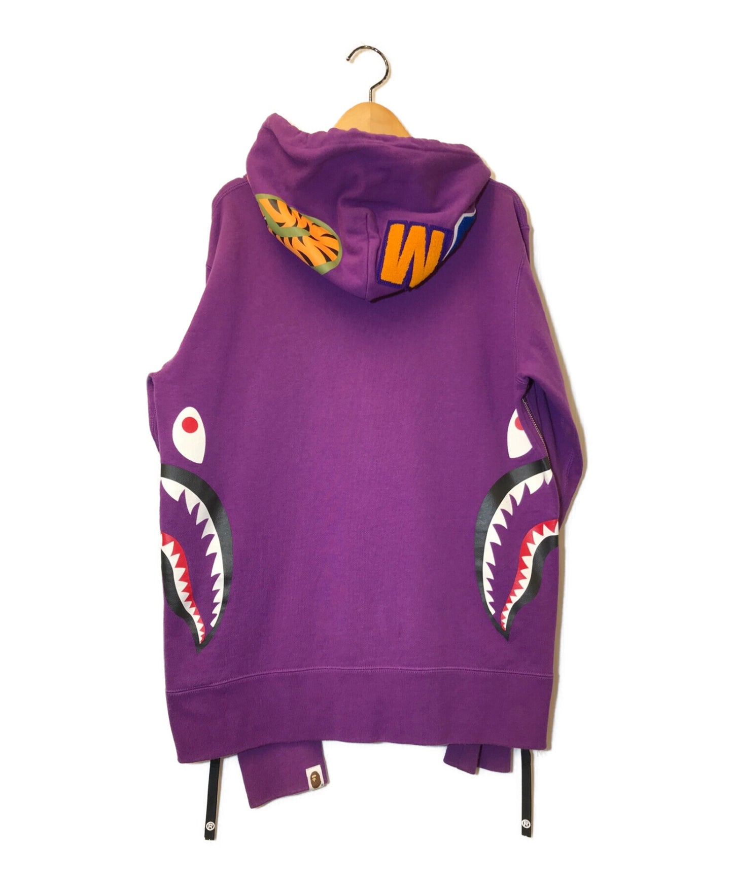 Aphing Side Side Zip Shark Wide Pullover Hoodie Pullover Hoodie 001ppe801011x