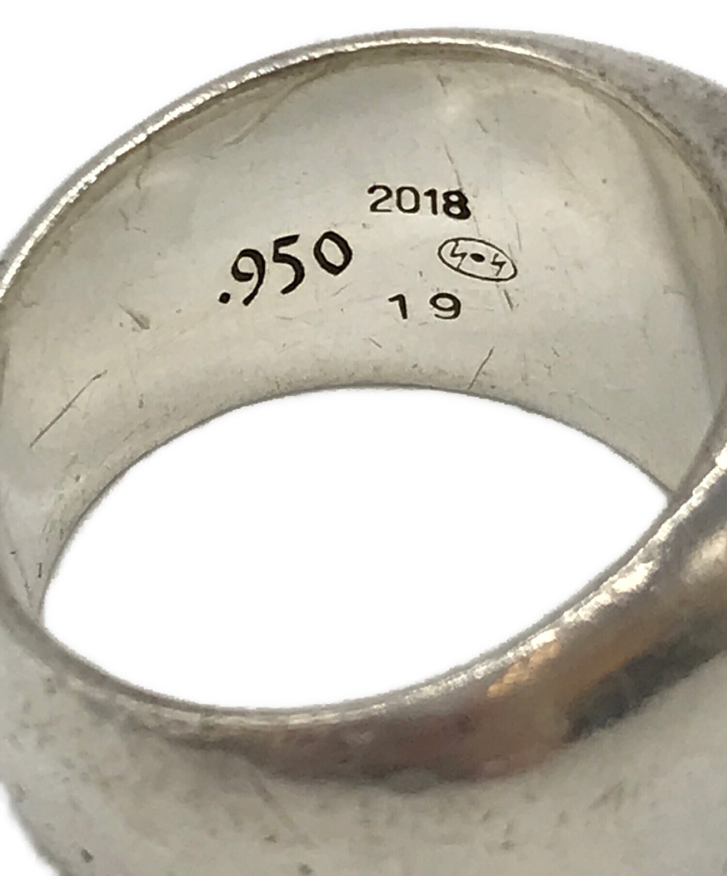 哥特式Yohji Yamamoto Lily錨橢圓形環環